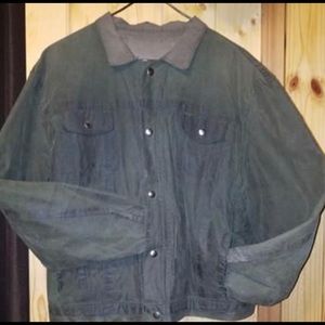 Vintage Handmade Oilskin Jean Jacket